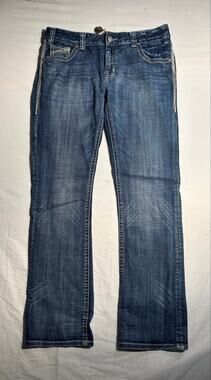 Rock & Roll Cowgirl Boyfriend Jeans Rhinestone Western Women’s 32x36